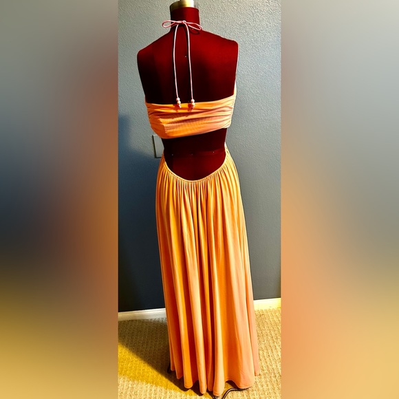 Staud Summer Backless Halter Dress, NWT - Picture 3 of 6